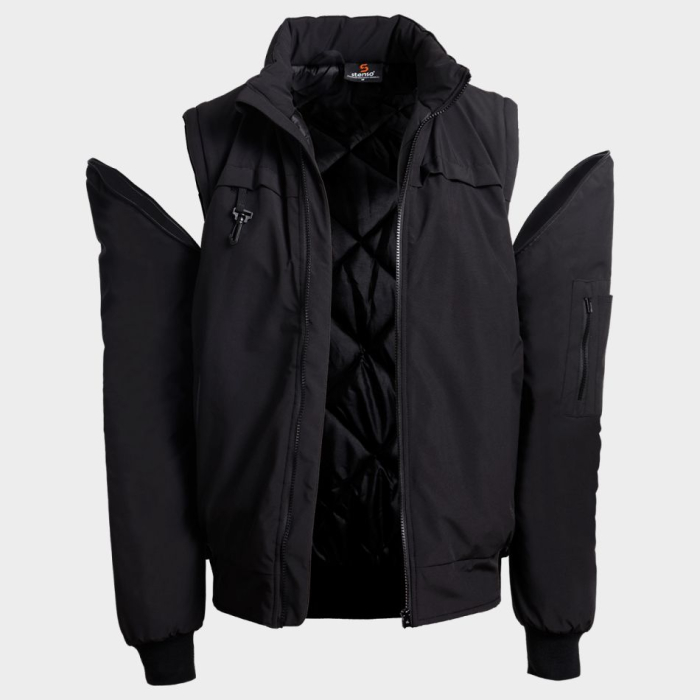 PILOT PRO, Jachetă de lucru tip softshell din poliester cu mâneci detașabile [6]