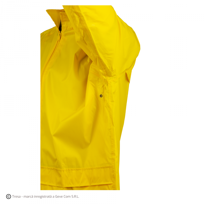 PLUVIO, Costum de protecție impermeabil din poliester acoperit cu PVC, cusături lipite, 200 g/mp [9]