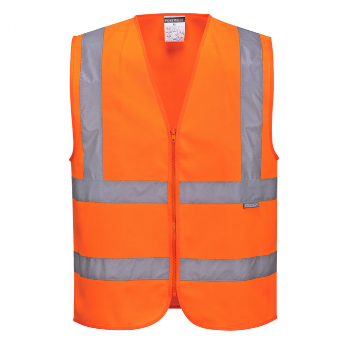 PORTWEST C375, Vestă reflectorizantă Hi-Vis cu bretele, din poliester tricotat 124 g/mp [1]