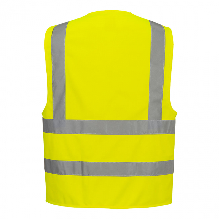 PORTWEST C470, Vestă Hi-Vis Two Band & Brace, 100% poliester tricotat, certificare EN ISO 20471 Clasa 2 [5]