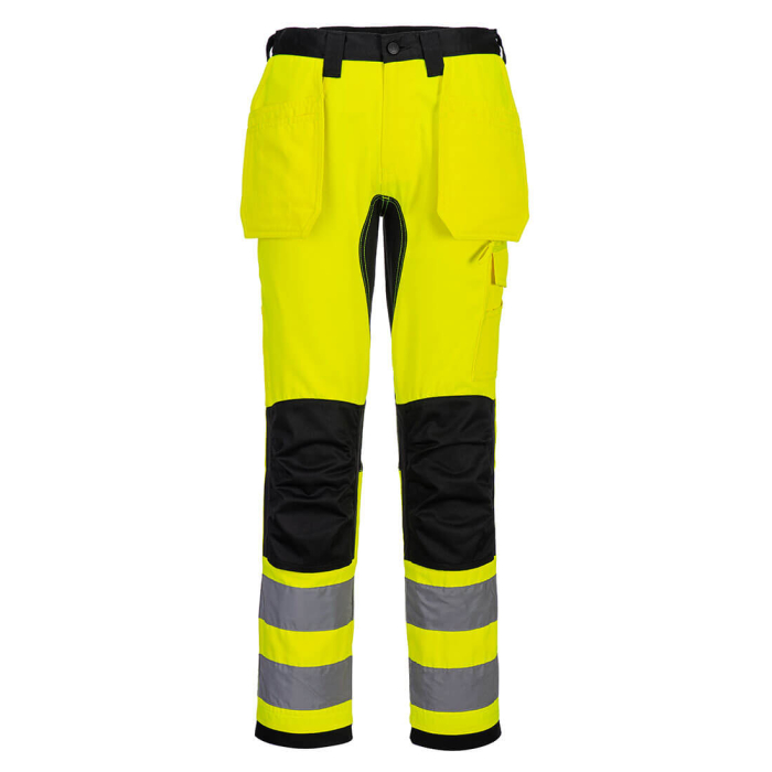 PORTWEST CD889 WX2, Pantaloni Stretch Hi-Vis cu buzunar holster, din poliester reciclat și bumbac, 245 g/mp [4]