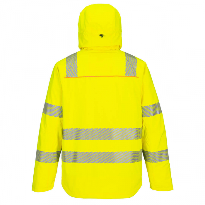 PORTWEST DX462, Jachetă de ploaie HI-VIS din poliester stretch, 160 g/mp, căptușeală din poliester tip plasă 60 g/mp [5]