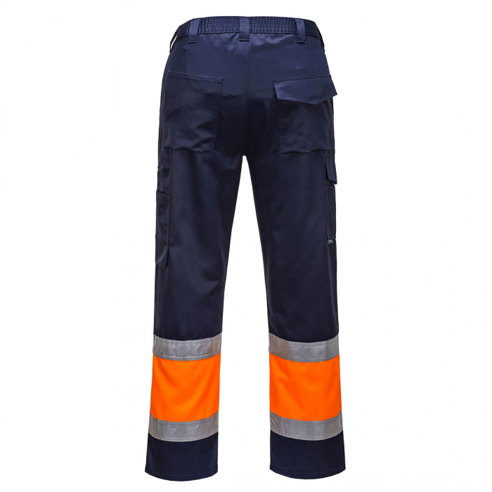 PORTWEST E049, Pantaloni de service HI-VIS Contrast din polibumbac, 245 g/mp [2]