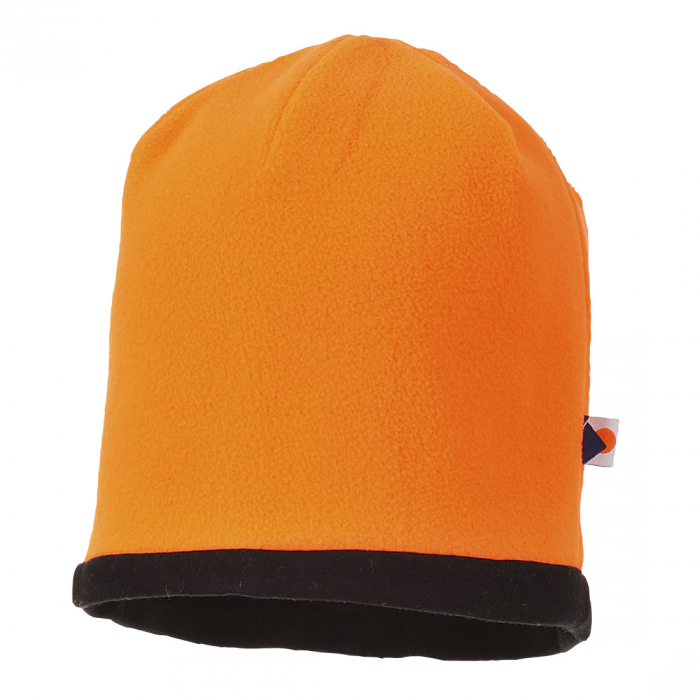 PORTWEST HA14, Căciulă reversibilă Hi-Vis Beanie, din fleece poliester 230 g/mp, căptușeală fleece poliester 230 g/mp [1]