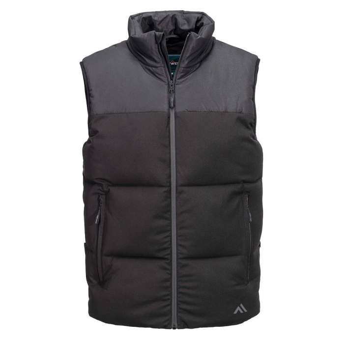 PORTWEST KX305, Vesta KX3 Insulated Baffle Bodywarmer, din poliester microfibră cu membrană TPU 130 g/mp, căptușeală termică Insulatex Pro 500 g/mp [1]