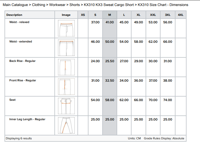 PORTWEST KX310, Pantaloni scurți cargo tip jogger, din bumbac și poliester, 270 g/mp [3]