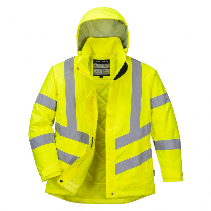 PORTWEST LW74, Jachetă HiVis de iarnă pentru dame din poliester 300D Oxford 190 g/mp, căptușeală poliester 170 g/mp [4]