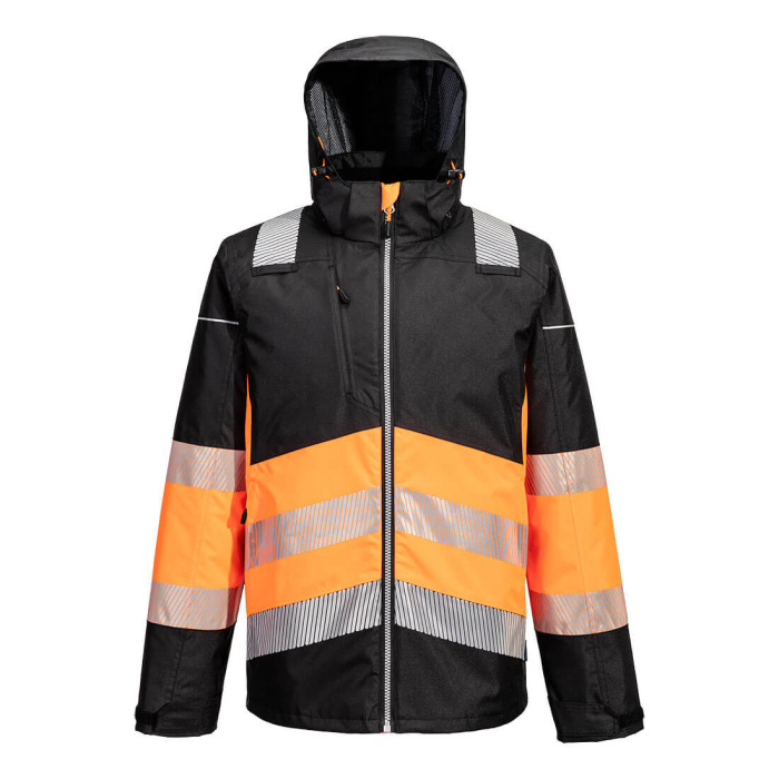 PORTWEST PW364, Jachetă HI-VIS de iarnă, cu glugă detașabilă, din poliester cu căptușeală Insulatex, 300 g/mp [1]
