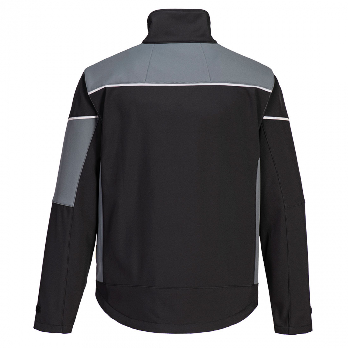 PORTWEST PW378, Jachetă Softshell PW3 (3L), cu glugă ajustabilă, din poliester/elastan laminat cu fleece 310 g/mp [2]