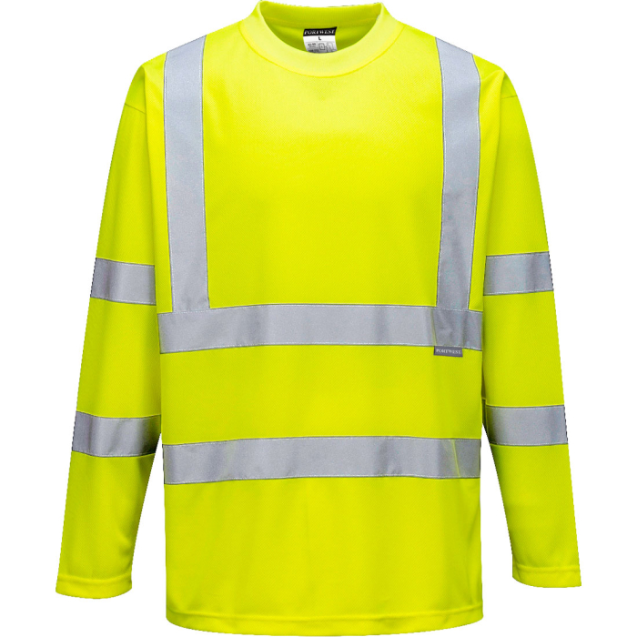 PORTWEST S178, Tricou cu mâneci lungi Hi-Vis, din poliester, 150 g/mp [1]