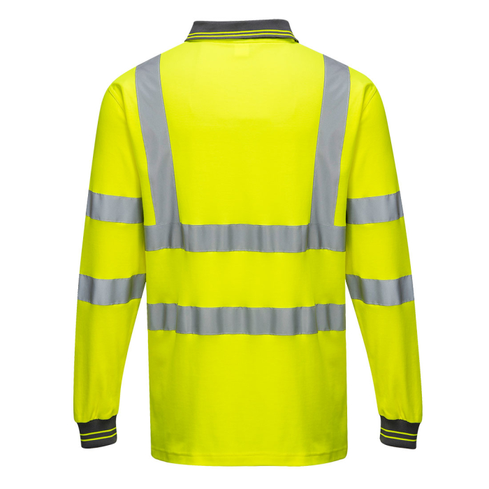 PORTWEST S271, Tricou polo Cotton Comfort cu mâneci lungi, din bumbac și poliester, 175 g/mp [5]