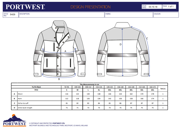 PORTWEST S429, Jachetă Softshell Contrast 3L de înaltă vizibilitate [3]