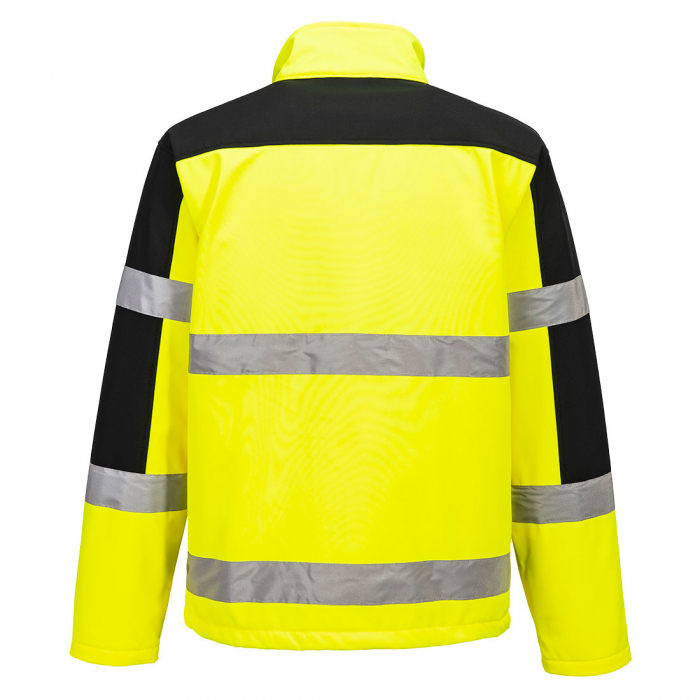 PORTWEST S429, Jachetă Softshell Contrast 3L de înaltă vizibilitate [2]