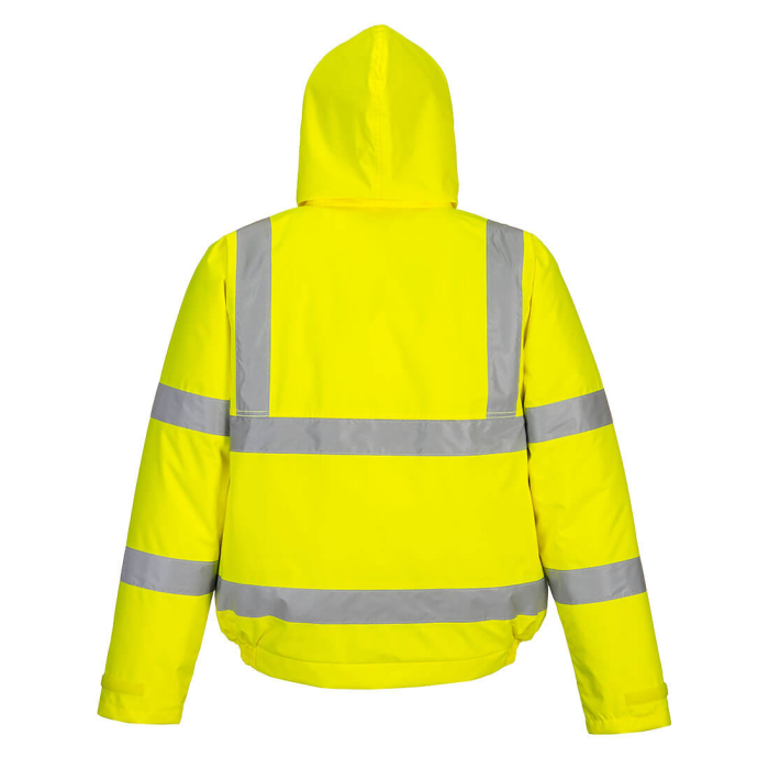 PORTWEST S463, Jachetă Bomber Hi-Vis, impermeabilă, cu căptușeală, Clasa 3 [2]