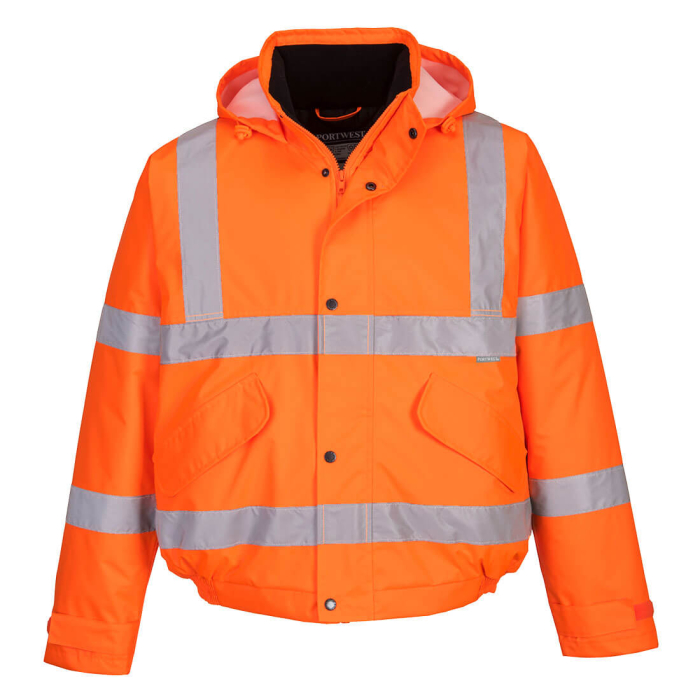 PORTWEST S463, Jachetă Bomber Hi-Vis, impermeabilă, cu căptușeală, Clasa 3 [4]
