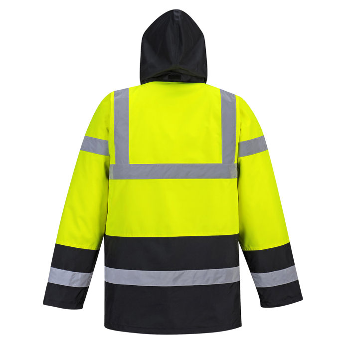 PORTWEST S466, Jachetă HI-VIS cu glugă încorporată, din poliester 300D Oxford 190 g/mp, căptușeală matlasată 230 g/mp [7]