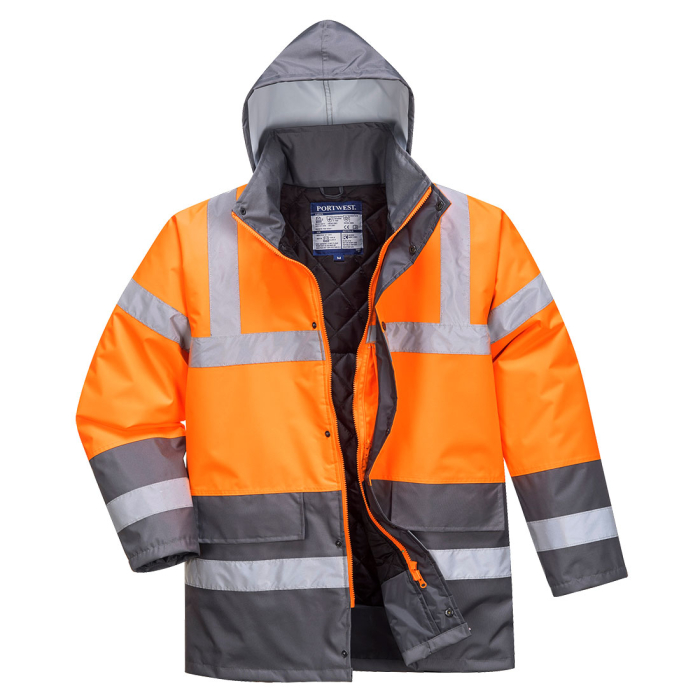 PORTWEST S467, Jachetă de iarnă HI-VIS din poliester 300D, 190 g/mp, căptușeală matlasată 230 g/mp [3]