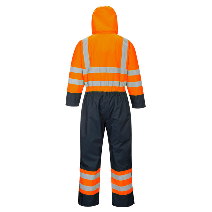 PORTWEST S485, Combinezon HiVis Contrast căptușit, din poliester 300D Oxford cu finisaj Texpel Splash Eco, 190 g/mp [2]