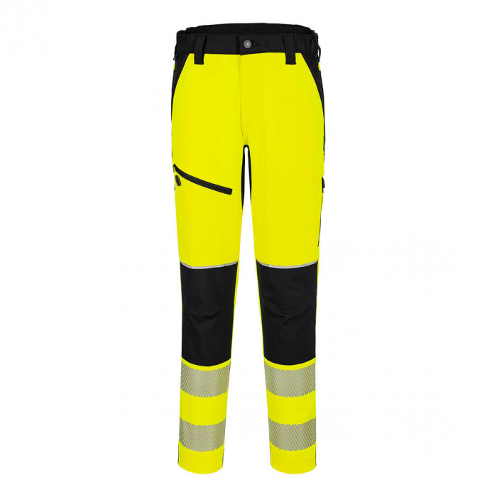 PORTWEST T140, Pantaloni stretch Hi-Vis, din poliester și elastan, 300 g/mp [4]
