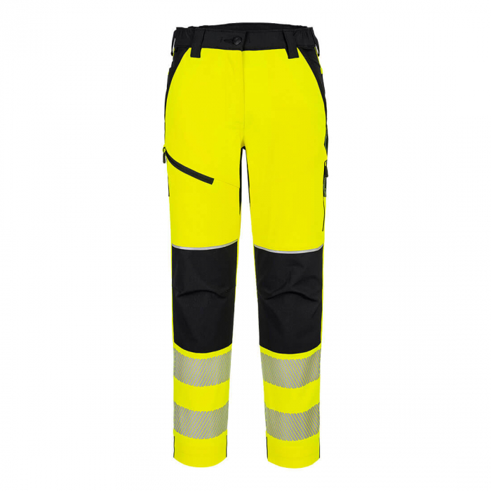 PORTWEST T141, Pantaloni stretch Hi-Vis pentru femei, din poliester și elastan, 300 g/mp [4]