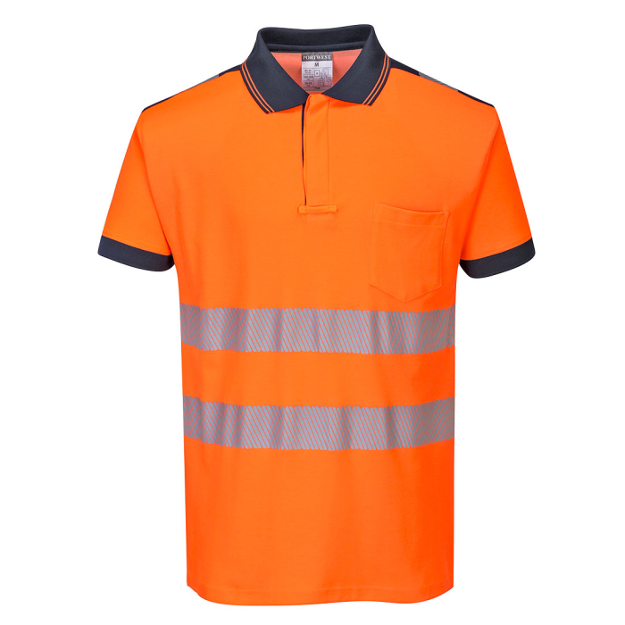 PORTWEST T180, Tricou polo HI-VIS din bumbac și poliester, 175 g/mp [6]