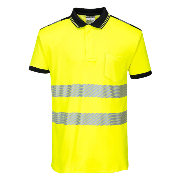 PORTWEST T180, Tricou polo HI-VIS din bumbac și poliester, 175 g/mp [4]