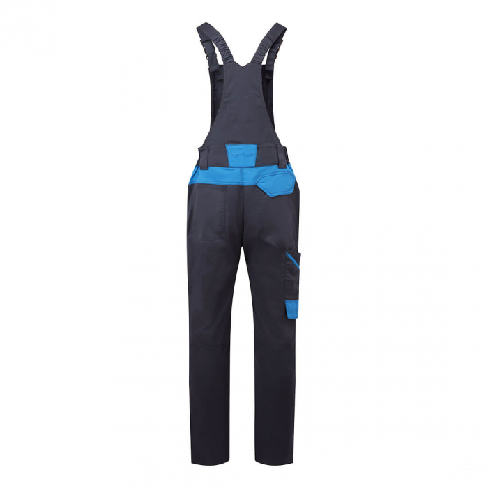 PORTWEST T746, Pantaloni cu pieptar cu spălare industrială, din policoton și elastan, 245 g/mp, colecția WX3 [4]