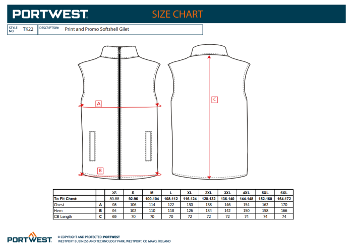 PORTWEST TK22, Vesta Softshell cu 2 straturi, din poliester și elastan, 280 g/mp, căptușită cu micro fleece [3]