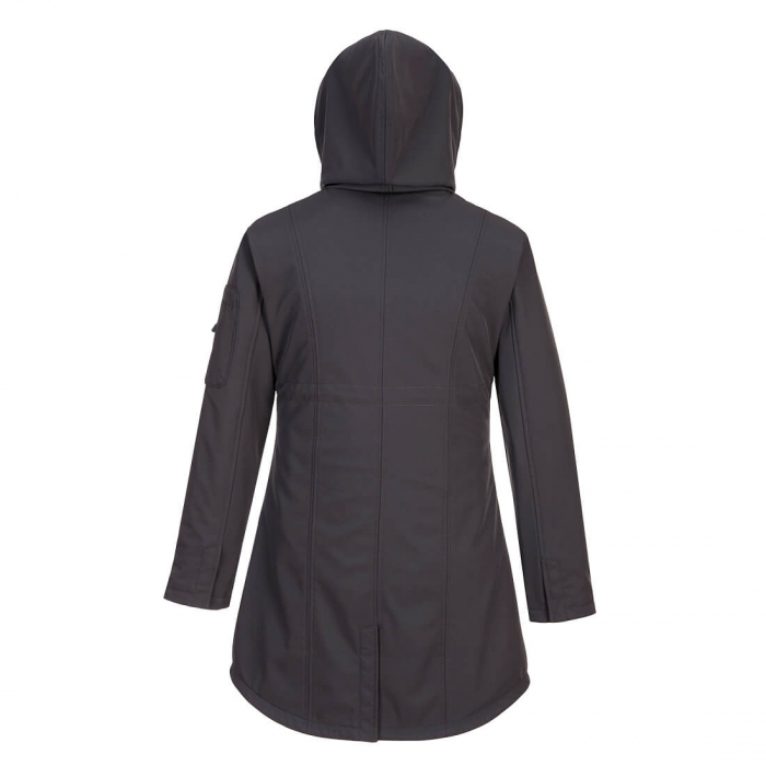 PORTWEST TK42, Jachetă Softshell Carla (3L), cu glugă încorporată, din poliester și elastan, 310 g/mp, căptușeală poliester 65 g/mp [5]