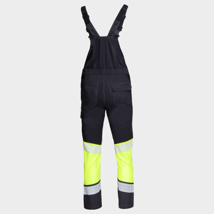 PRIMO LIGHT STRETCH, Pantaloni de lucru reflectorizanți cu pieptar, din tercot elastic, 210 g/mp [2]