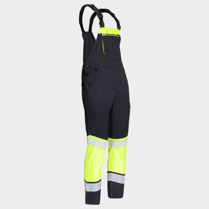 PRIMO LIGHT STRETCH, Pantaloni de lucru reflectorizanți cu pieptar, din tercot elastic, 210 g/mp [3]
