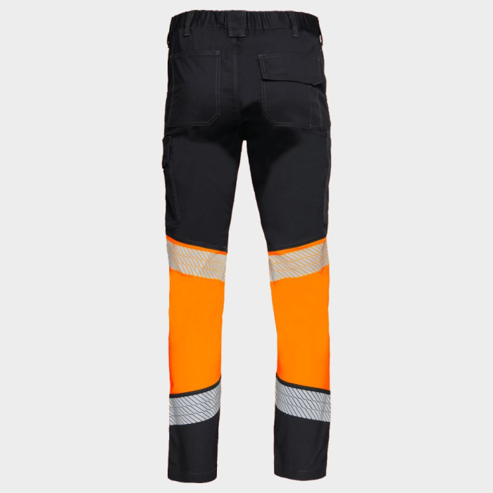 PRIMO LIGHT STRETCH, Pantaloni de lucru reflectorizanți  în talie, din tercot elastic, 210 g/mp [2]