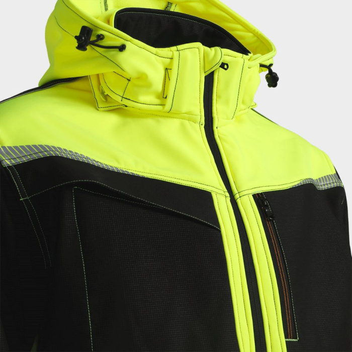 PRISMA 2.0 HV, Jachetă reflectorizantă tip softshell din poliester cu spandex, 300 g/mp [5]