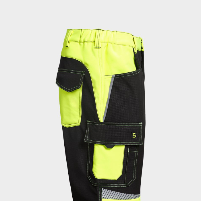 PRISMA 2.0 HV, Pantaloni reflectorizanți tip softshell din poliester cu spandex, 300 g/mp [7]