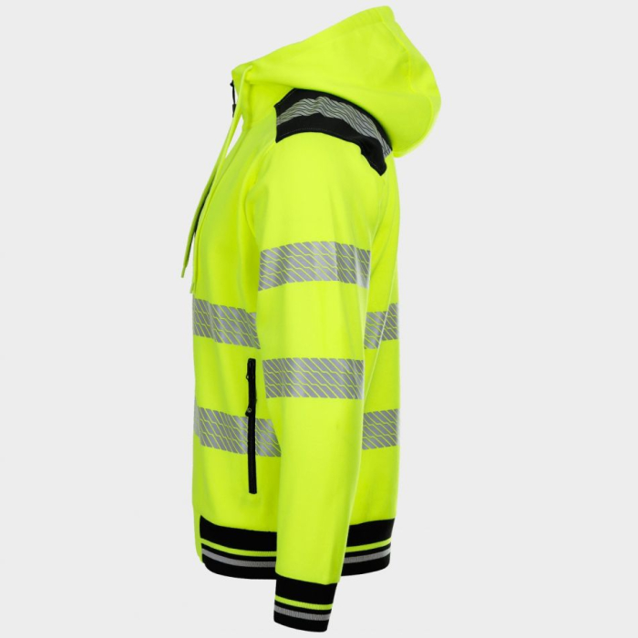PRISMA HV SWEATSHIRT 2.0, Jachetă HI-VIS cu glugă, din poliester 75% și bumbac 25%, căptușeală polar, 280 g/mp [7]