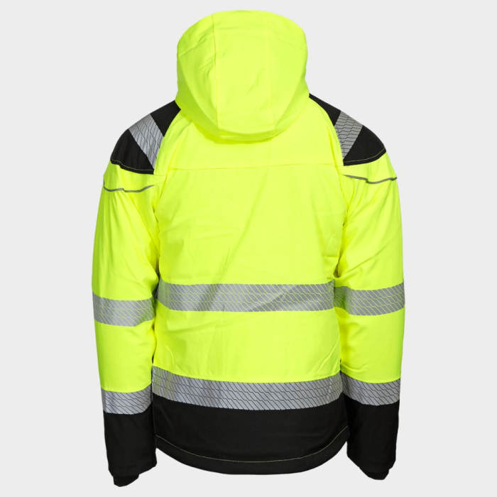 PRISMA HV SOFTSHELL, Jachetă HI-VIS tip softshell cu glugă încorporată, poliester 100% și membrană TPU, 240 g/mp [2]