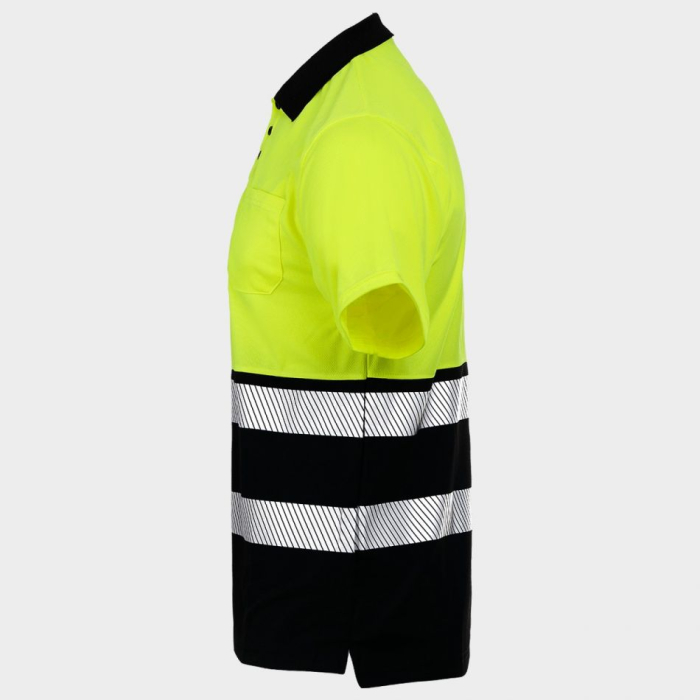 PRISMA HV POLO, Tricou polo HI-VIS din poliester 100%, 140 g/mp [4]