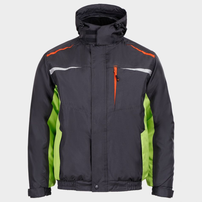 PRISMA WINTER, Jachetă de iarnă cu glugă în guler din poliester 100%, țesătură Oxford/PU, 160g/mp [3]