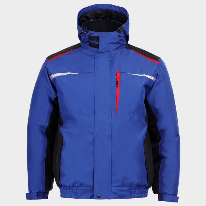 PRISMA WINTER, Jachetă de iarnă cu glugă în guler din poliester 100%, țesătură Oxford/PU, 160g/mp [7]