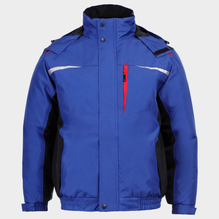 PRISMA WINTER, Jachetă de iarnă cu glugă în guler din poliester 100%, țesătură Oxford/PU, 160g/mp [3]