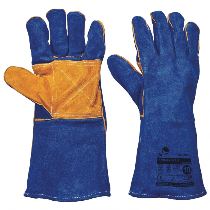 PUGNAX BLUE, Manusi de sudura din piele de bovina [3]