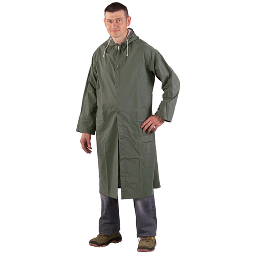 PVC COAT, Haină de protecție din bumbac-poliester, acoperire dublă cu PVC, cusături termo-sudate, 415 g/mp [4]