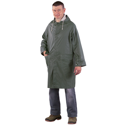 PVC PARKA, Jachetă impermeabilă din bumbac-poliester, dublu imersat cu PVC, cusături termo-sudate, 415 g/mp [3]