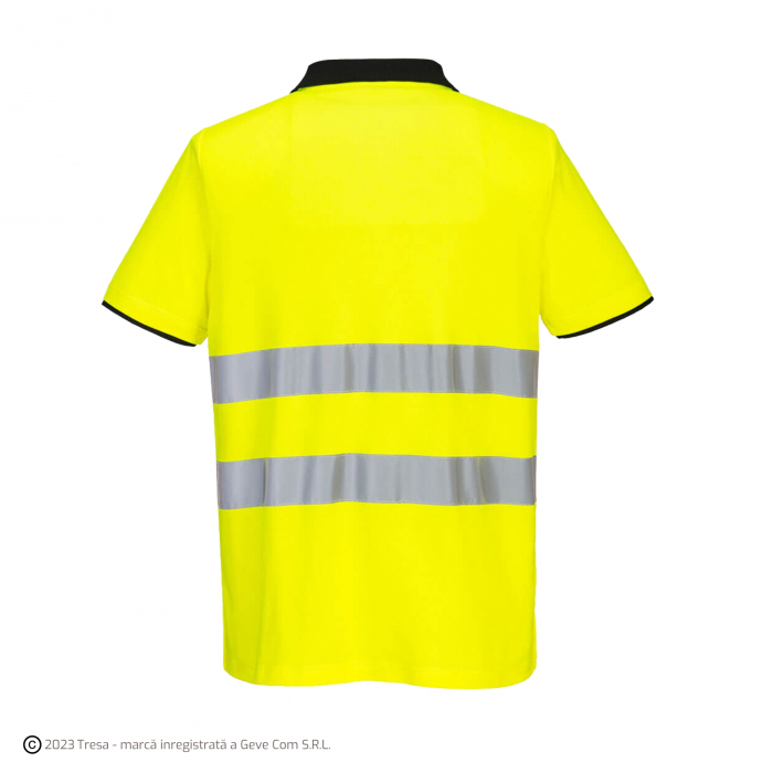 PW212, Tricou HI-VIS polo, din țesătură tercot premium, 144 g/mp [2]