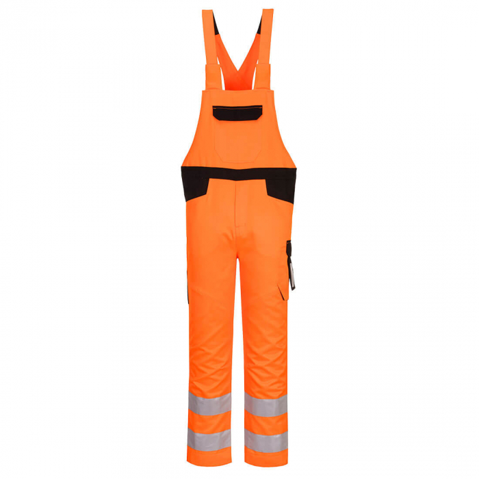 PW244, Pantaloni HI-VIS cu pieptar din tercot, 245 g/mp [3]