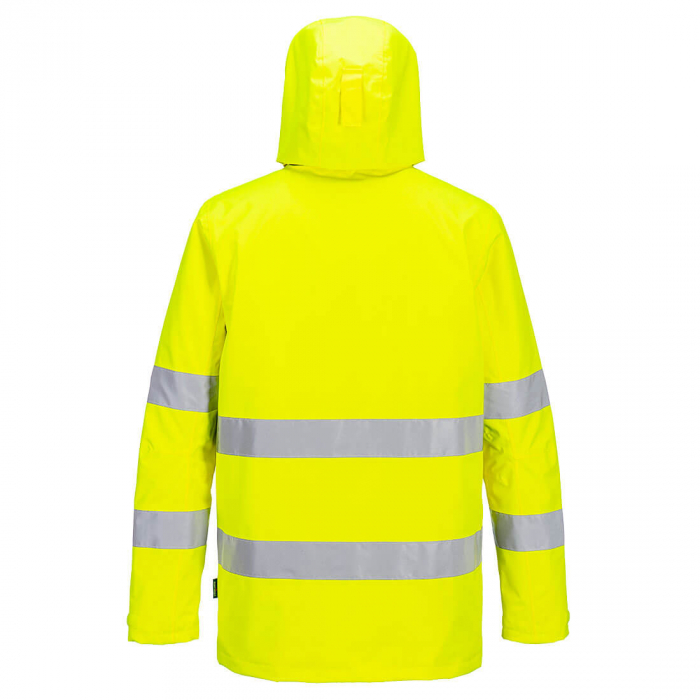 PW265, Jachetă HI-VIS de ploaie, din poliester Oxford și PU 190 g/mp, căptușeală termică 60 g/mp [2]