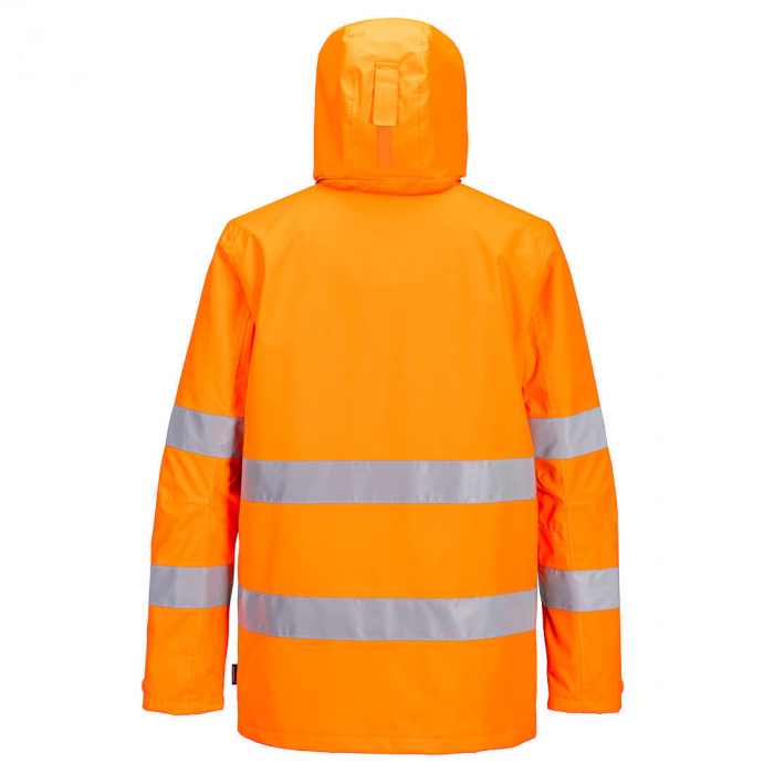 PW265, Jachetă HI-VIS de ploaie, din poliester Oxford și PU 190 g/mp, căptușeală termică 60 g/mp [4]