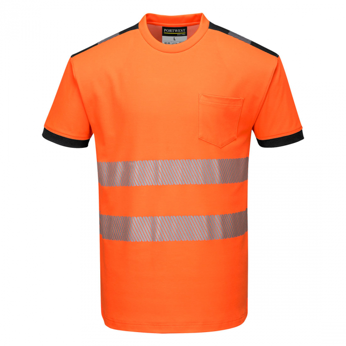 PW3 HIVIS S/S, Tricou din bumbac si poliester, 175 g/mp [9]