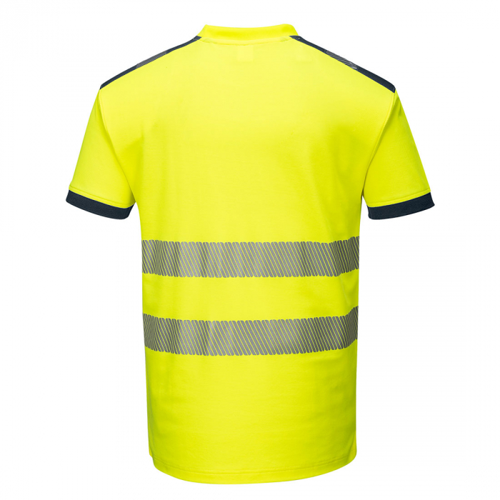 PW3 HIVIS S/S, Tricou din bumbac si poliester, 175 g/mp [2]