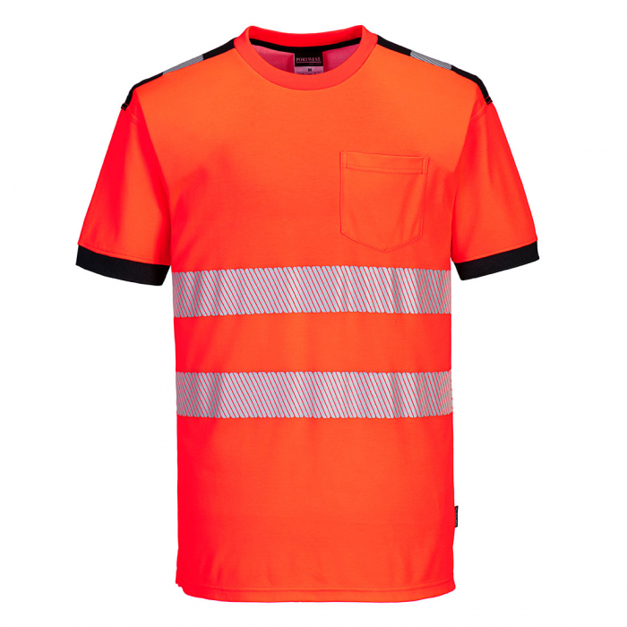 PW3 HIVIS S/S, Tricou din bumbac si poliester, 175 g/mp [5]